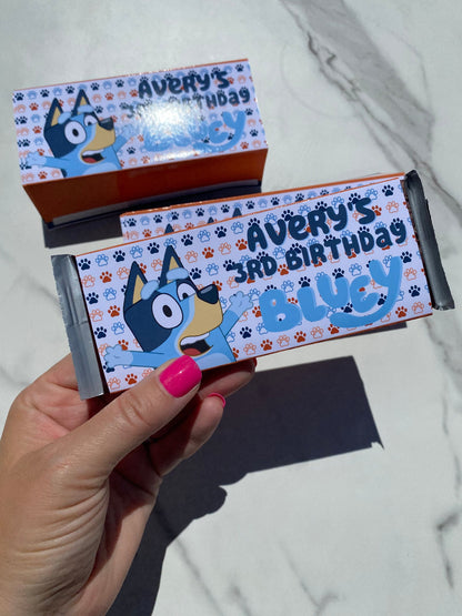 Printed Party Favors Candy Bar Wrappers Labels: Custom - ANY THEME
