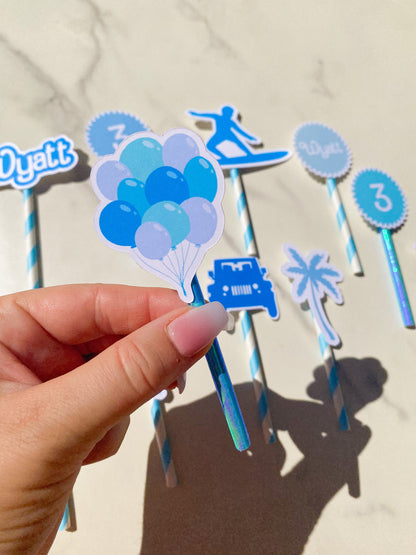 Printed Cupcake Toppers: Custom - ANY THEME