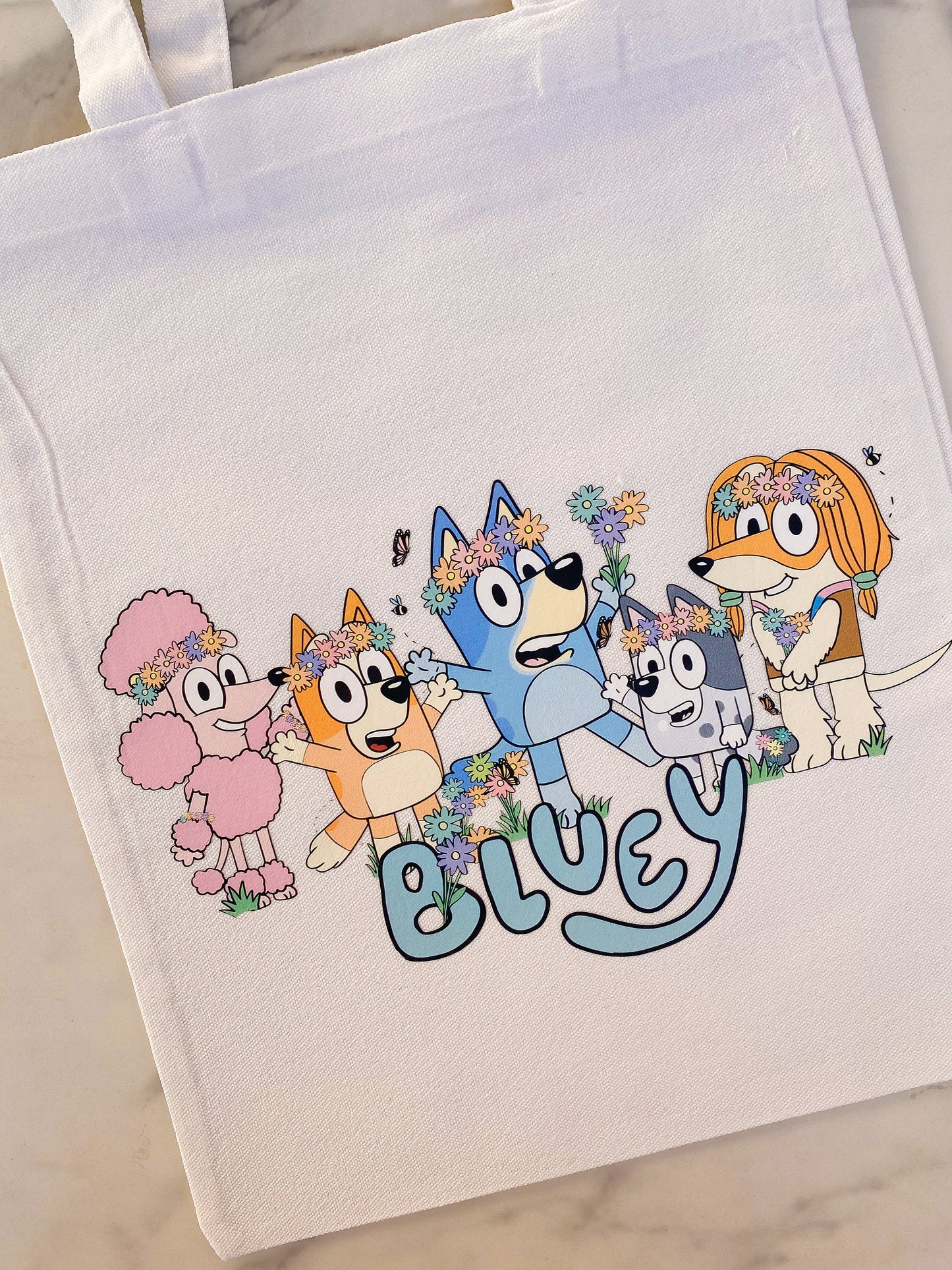 Tote Bags: Bluey Birthday Party Favors